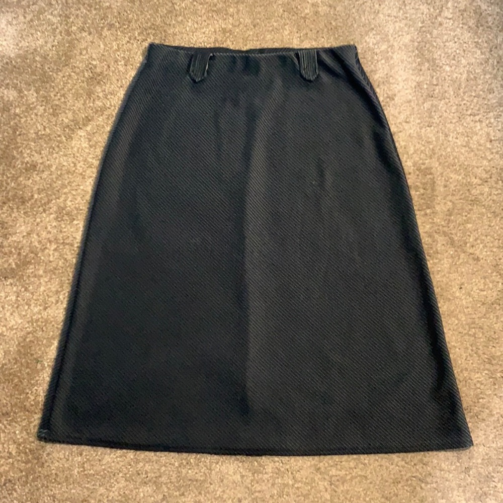 Black and silver Vintage Studio skirt medium